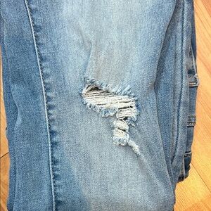 Distressed Light Blue Denim Jeans
